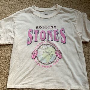 Rolling Stones Cropped T-shirt